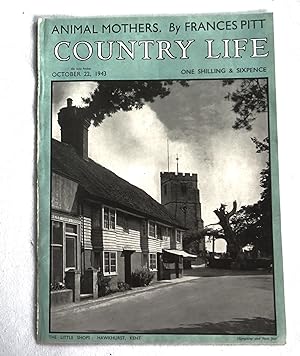 Country Life Magazine. No 2440, 22 October 1943. The Hon Mrs. Alistair Erskine nee Norbury., East...
