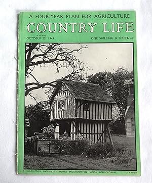 Country Life Magazine. No 2441, 29 October 1943. Lady Anne Spencer, HIGHER TRAYNE Devon., The pro...