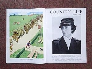 Country Life Magazine. No 2439, 15th October 1943. Mrs. Anthony J. Drexel Biddle JR nee Boyce Tho...