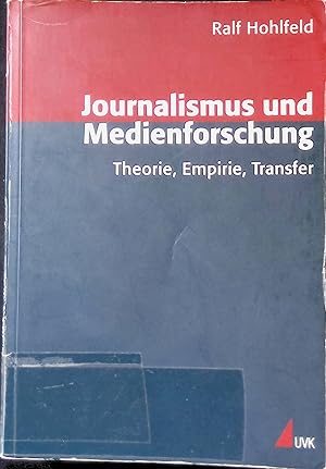 Journalismus und Medienforschung : Theorie, Empirie, Transfer. Forschungsfeld Kommunikation ; Bd. 17
