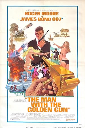 Original Vintage Poster - The Man with the Golden Gun, US original release one sheet