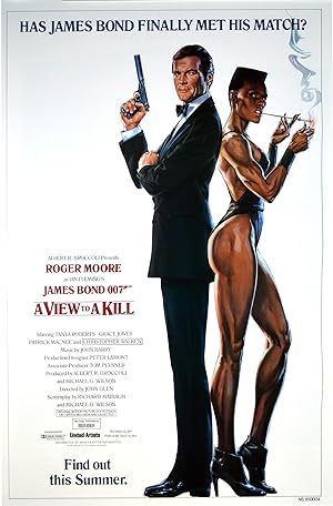 Original Vintage Poster - A View to a Kill, US Advance poster