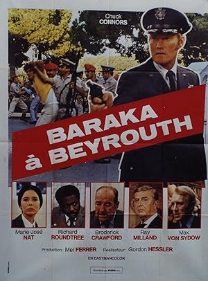 "BARAKA à BEYROUTH (EMBASSY)" Réalisé par Gordon HESSLER en 1972 avec Chuck CONNORS, Marie-José N...
