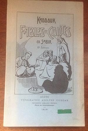 FABLES et CONTES en SABIR . édité à ALGER 1916