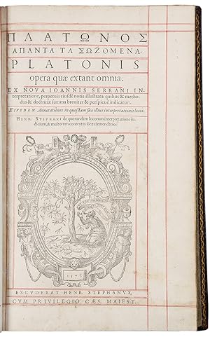 Platonis: Opera quae extant omnia. Interpretatione, perpetuis eiufde notis illustrata: quibus and...