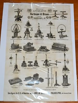 [Broadside, scientific instruments] Electrical APPARATUS of Hartman & Braun . late E. Hartmann & ...