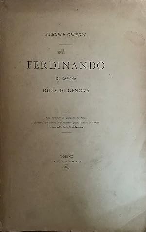 Ferdinando di Savoja Duca di Genova.