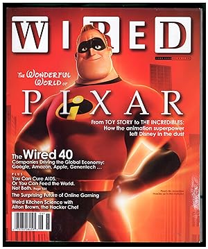 Wired Magazine - June, 2004. Pixar Issue and Cover. Pixar; Wired 40; Cure Aids or Feed the World;...