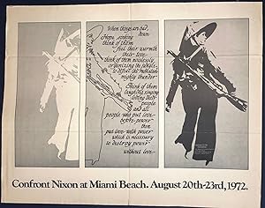 Confront Nixon at Miami Beach. August 20th-23rd, 1972 [poster]