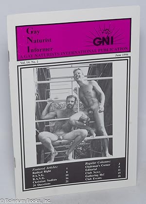 GNI: Gay Naturist Informer; vol. 14, #2, June 1996: Radical Right