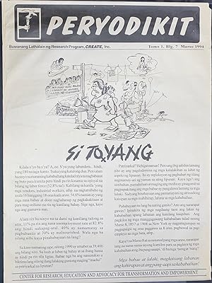 Periodikit: Buwanang Lathalain ng Research Program, CREATE, Inc. Tomo 1, Big. 7 Marso 1994