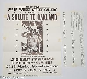 The Beautiful Upper Market Street gallery presents a Salute to Oakland [handbill/mailer] featurin...