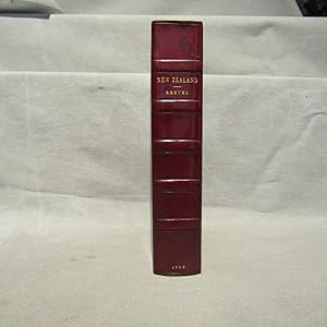 New Zealand. First edition 1908 75 color plates 3/4 red levant fine signed binding.