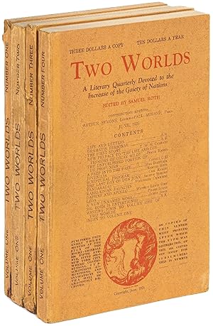 "A New Unnamed Work" [Finnegans Wake] in Two Worlds, (September, 1925 - June, 1926)