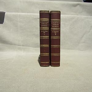 Narratives of Peril and Suffering. 2 volumes 1840 3/4 burgundy morocco and marbled boards