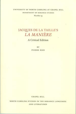 La Maniere - A Critical Edition