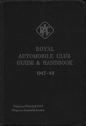 Royal Automobile Club Guide & Handbook 1947-48