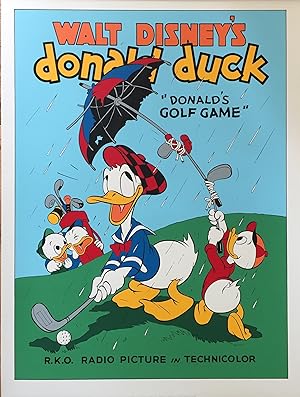 Original Vintage Poster - Donald's Golf Game