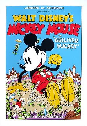 Original Vintage Poster - Gulliver Mickey