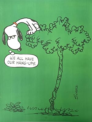 Original Vintage Poster - Snoopy - "We all have our Hang-ups"