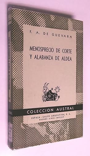 MENOSPRECIO DE CORTE Y ALABANZA DE ALDEA