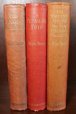 Three Volumes of Mark Twains Work, Innocents Abroad, A Treasure Trip, The 1,000,000 Bank-Note
