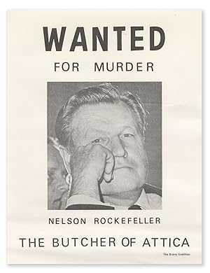 Wanted for Murder - Nelson Rockefeller - The Butcher of Attica