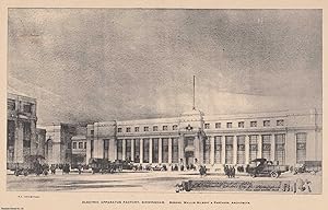 1921 : Electric Apparatus Factory, Birmingham. Wallis Gilbert and Partners, Architects. An origin...