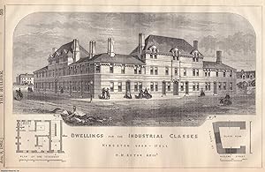 1862 : Dwellings for The Industrial Classes, Kingston-Upon-Hull. H. M. Eyton, Architect. An origi...