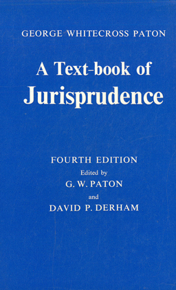 A Text-Book of Jurisprudence