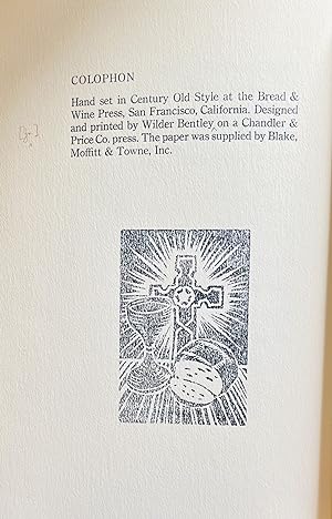 21 Carlisle [Book of Poems Published by Noted Printer and Artist Wilder Bentley II]