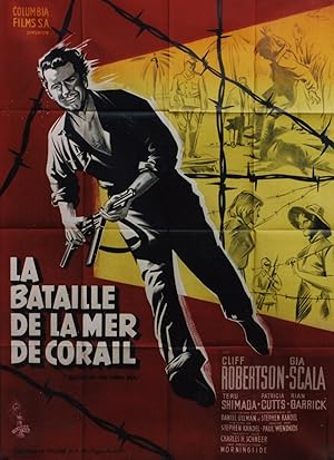 "LA BATAILLE DE LA MER DE CORAIL (BATTLE OF THE CORAL SEA)" Réalisé par Paul WENDKOS en 1959 avec...