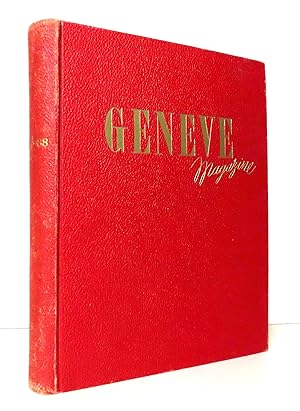 Genève magazine et revue trimestrielle de l'aéroport de Genève, année 1954 complète. Numéros 27 à...