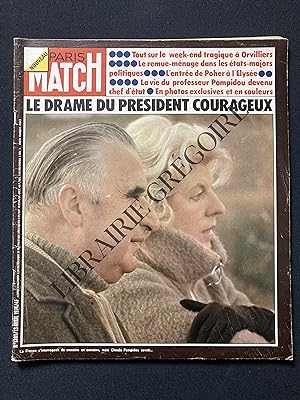 PARIS MATCH-N°1301-13 AVRIL 1974-GEORGES ET CLAUDE POMPIDOU