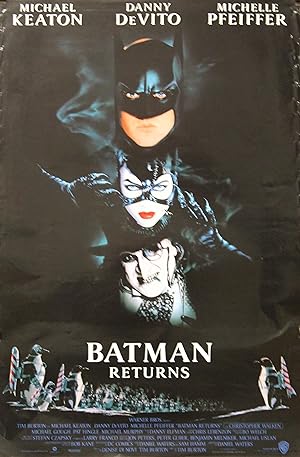 "BATMAN RETURNS" Réalisé par Tim BURTON en 1992 avec Michael KEATON, Michelle PFEIFFER , Danny De...