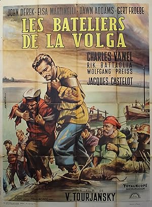 "LES BATELIERS DE LA VOLGA (I BATTELLIERI DEL VOLGA)" Réalisé par Victor TOURJANSKY en 1959 avec ...