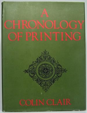A Chronology of Printing