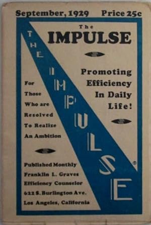 The Impulse. Promoting Efficiency in Daily Life. September, 1929