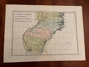 Carte de la Partie Sud des Etats Unis de l'Amerique Septentrionale "Map of the Southern Part of t...