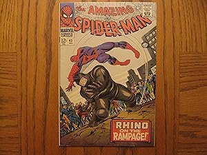 Marvel Comic Spider-Man #43 1966 6.5 Stan Lee Romita Rhino