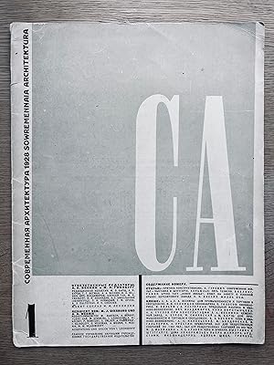 SA. Sovremennaia Arkhitektura (CA. Contemporary Architecture)