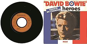"David BOWIE chante en Français" Heroes / V2 Schneider / SP 45tours original français RCA VICTOR ...