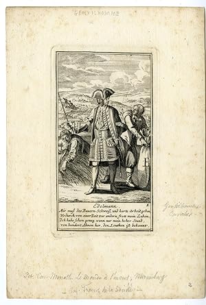 Antique Print-PROFESSIONS-NOBLEMAN-Fleischmann-1751