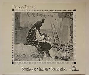 Southwest Indian Foundation Poster Series--Medicine Man, Silversmith, Weaver and Pueblo Potter