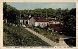 Ansichtskarte / Postkarte Recey sur Ource Côte d'Or, L'ancienne Chartreuse de Lugny, vue interieure