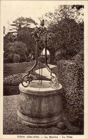 Ansichtskarte / Postkarte Fixin Côte dOr, La Maziere, Brunnen