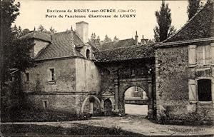 Ansichtskarte / Postkarte Recey sur Ource Côte d'Or, Porte de l'ancienne Chartreuse de Lugny