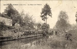 Ansichtskarte / Postkarte Recey sur Ource Côte d'Or, Le Pont de l'Ource