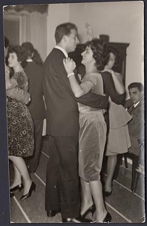 Italia 1958, Capodanno a casa di Cristina, Il Ballo, Foto, Vintage photo