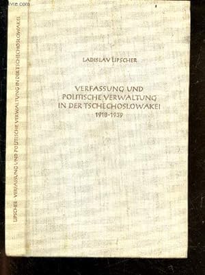 Verfassung und politische verwaltung in der tschechoslowakei - 1918 / 1939 - Veroffentlichungen d...